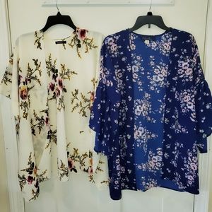 Kimono cover ups bundle of 2
